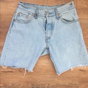 Custom Made Levi 501 Shorts